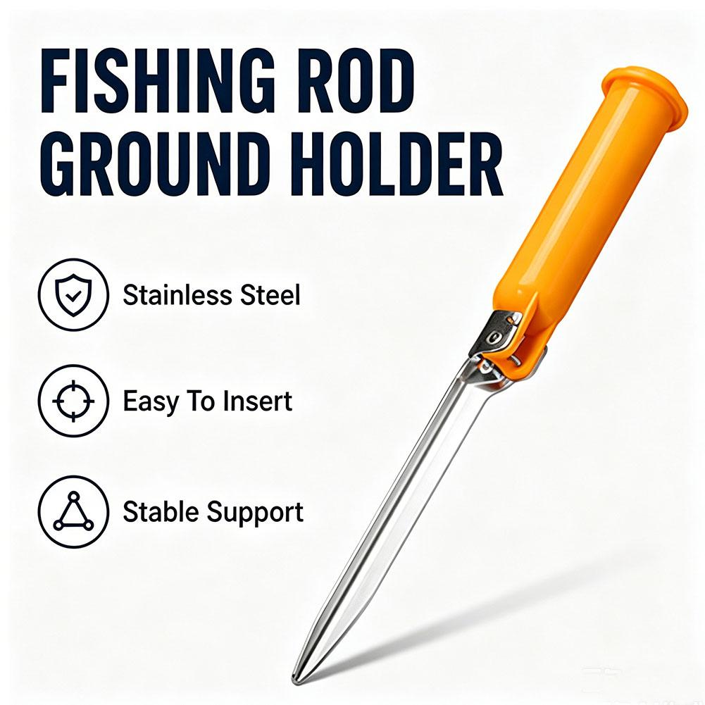 Fishing Rod Repair Kit - Suporte Multifuncional Dobrável para Vara de