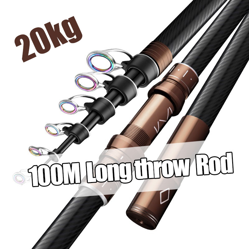 Fishing Rod Surf - Vara de Pesca Telescópica de Carbono