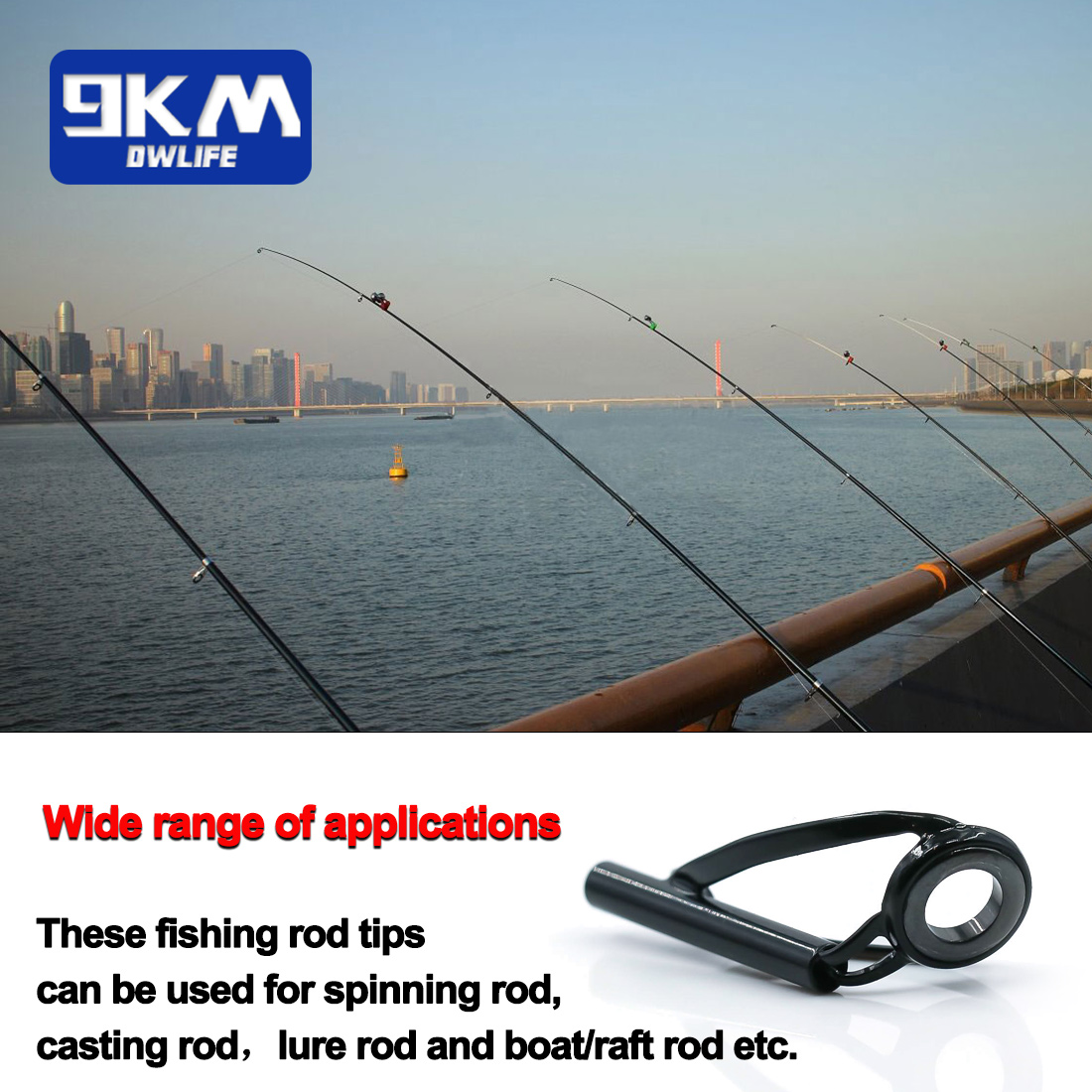 Kit de Reparo de Ponteira de V - Fishing Rod Tip Replacement avaliação e preço