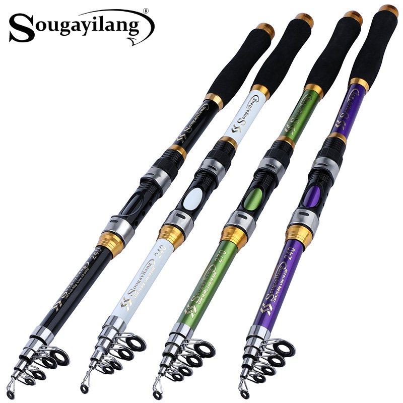 Sougayilang-Telescópica Carpa  - Fishing Rod Surf avaliação e preço